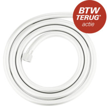 Witte doucheslang met actielogo