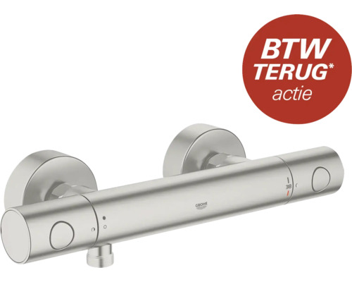 Grohe opbouwthermostaatkraan met BTW terug actie