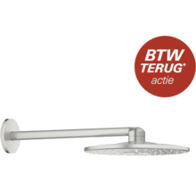 Douchekop met wandarm en btw teruggave actie