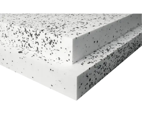 Styropor isolatieplaten in een stapel