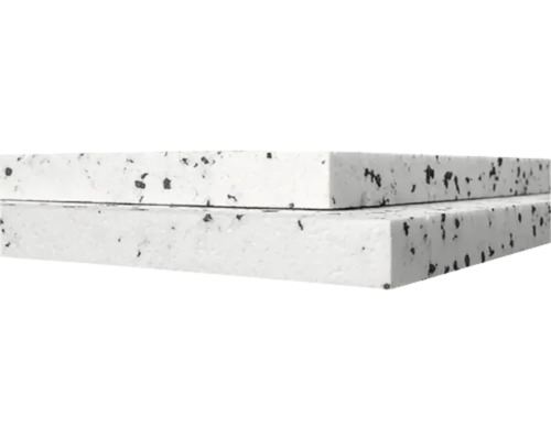 Twee isolatieplaten van polystyreen