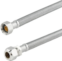 Flexibele omwikkelde slang met verbindingsstukken