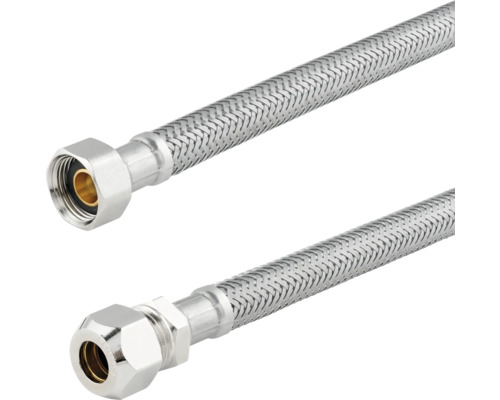 Flexibele omwikkelde slang met verbindingsstukken