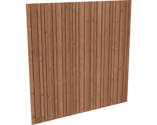 Houten schuttingelement met verticale planken