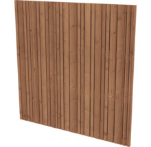 Houten schutting gemaakt van verticale planken