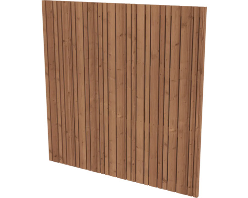 Houten schutting gemaakt van verticale planken