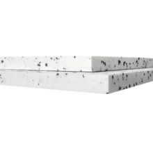 Twee geluidsisolerende platen van gerecycled schuim