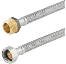 Flexibele gepantserde slang met schroefdraadverbindingen