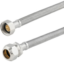 Flexibele waterslang met stalen mantel voor sanitairtoepassingen