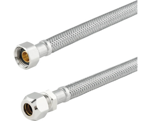 Flexibele gepantserde slang met twee aansluitstukken