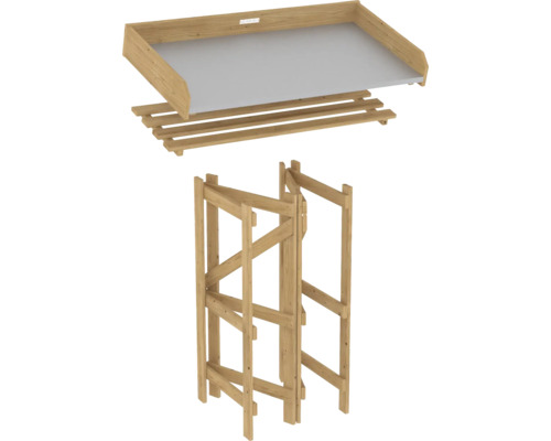 Verschoonblad met houten frame