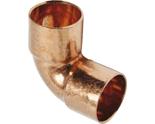 Koperen bochtstuk voor buizen