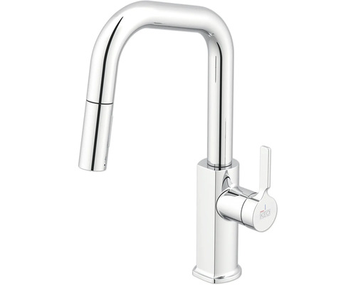 Waterkraan met hoge uitloop en KEO logo