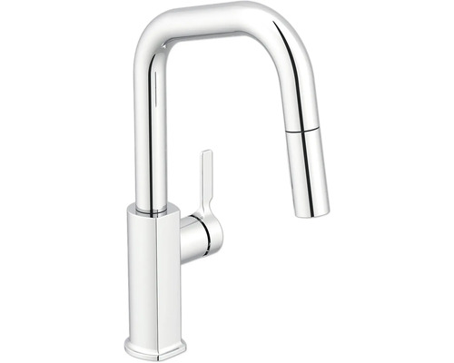 Keukenkraan met hoge uitloop en uittrekbare handdouche