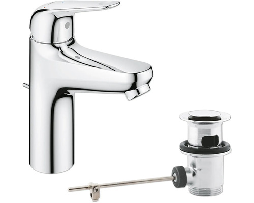 Wastafelkraan met afvoergarnituur