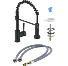 Keukenkraan met flexibele slang en montagetoebehoren