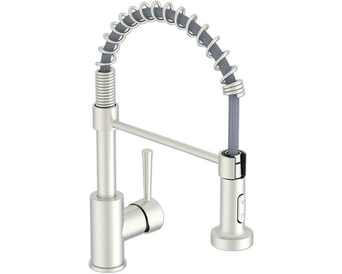 Keukenkraan met flexibele uitloop en ééngreepsbediening