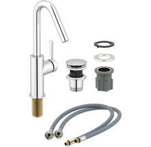 Wastafelkraan met toebehoren