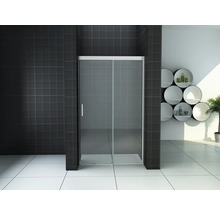 Moderne badkamerweergave met douchecabine met schuifdeur