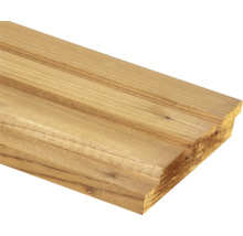 Houten plank met tand en groef