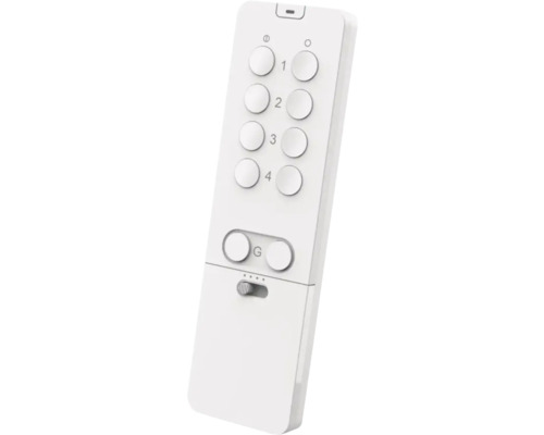 Afstandsbediening voor lampen met meerdere knoppen en schuifschakelaar