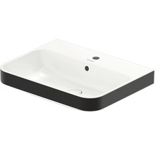 Opzetwastafel met kraangat en overloop