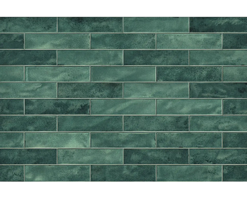 Rechthoekige wandtegels in verband gelegd