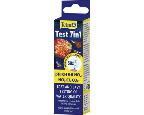 Tetra Test 7in1 voor het bepalen van de waterkwaliteit
