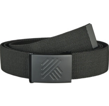 Zwarte stoffen riem met metalen gesp