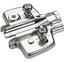 Meubelscharnier van metaal met schroeven