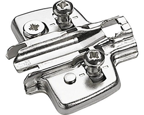 Meubelscharnier van metaal met schroeven