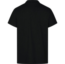 Zwart poloshirt, achteraanzicht