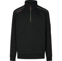 Shirt met lange mouwen, ritssluiting en opstaande kraag