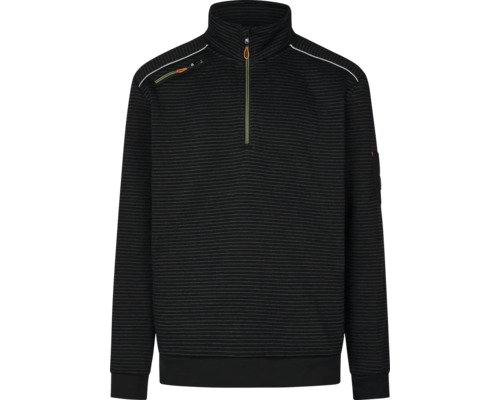 Shirt met lange mouwen, ritssluiting en opstaande kraag