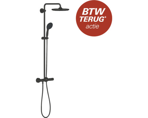 Douchezuil met hoofd- en handdouche