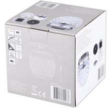 Verpakking van een LED-solar-tafellamp van glas