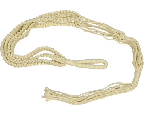 Macramé plantenhanger van touw