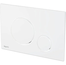 Toiletspoelplaat met twee knoppen