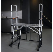 Aluminium rolsteiger met ladder voor binnenshuis