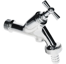 Metalen kraan met kruisgreep