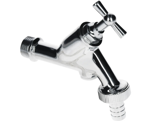 Metalen kraan met kruisgreep