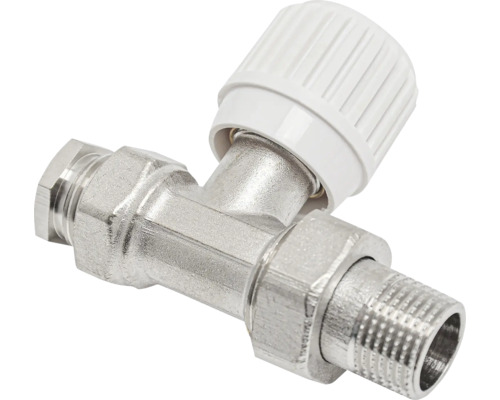 Radiatorkraan van metaal met thermostatische kop