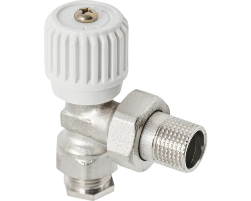 Radiator hoekafsluiter met thermostatische kop