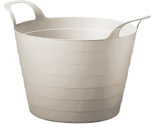 Flexibele emmer met handvatten