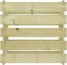 Houten kist met latten