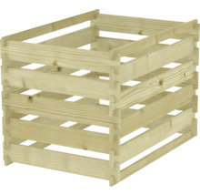 Houten krat voor de tuin of opslag
