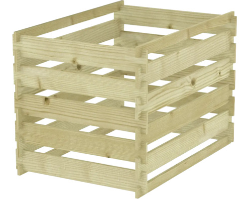 Houten krat voor de tuin of opslag