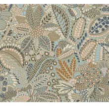 Behang met bloemmotief