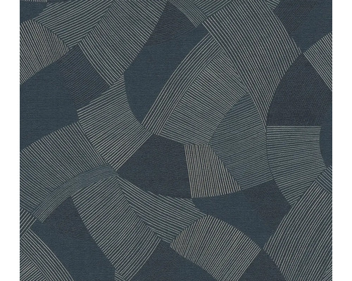 Behang met geometrisch lijnenpatroon