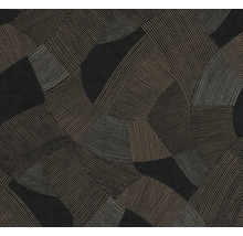 Behang met geometrisch strepenpatroon